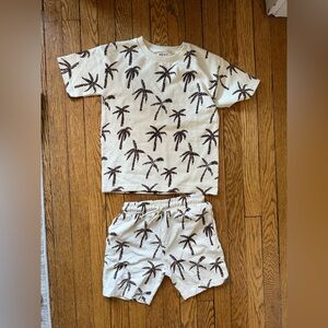 Next Palm Tree Kids Matching Set - Size 5 / 6 - NWOT